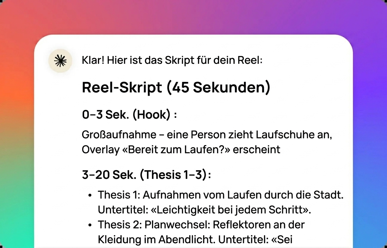 Ergebnis erhalten und verfeinern