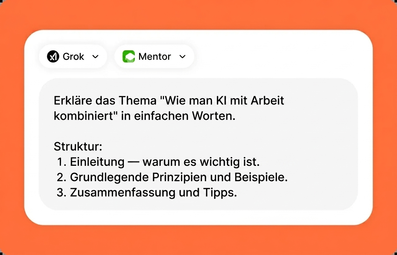 Ihre Aufgabe beschreiben