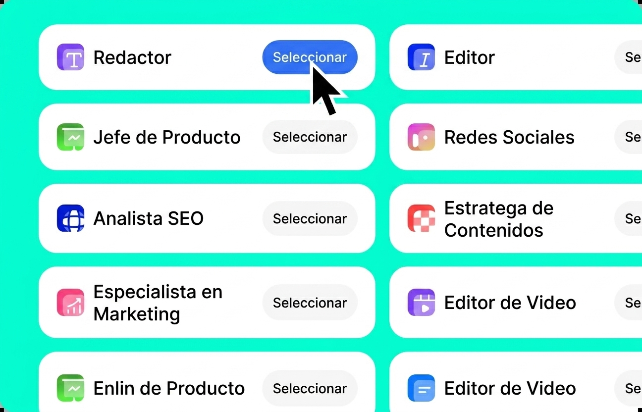 Elige tu tarea con Gemini