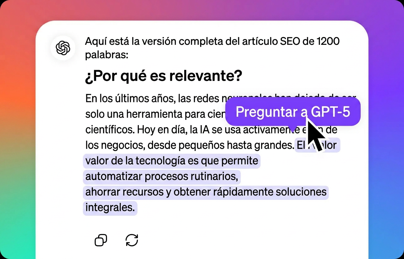 Realiza ajustes