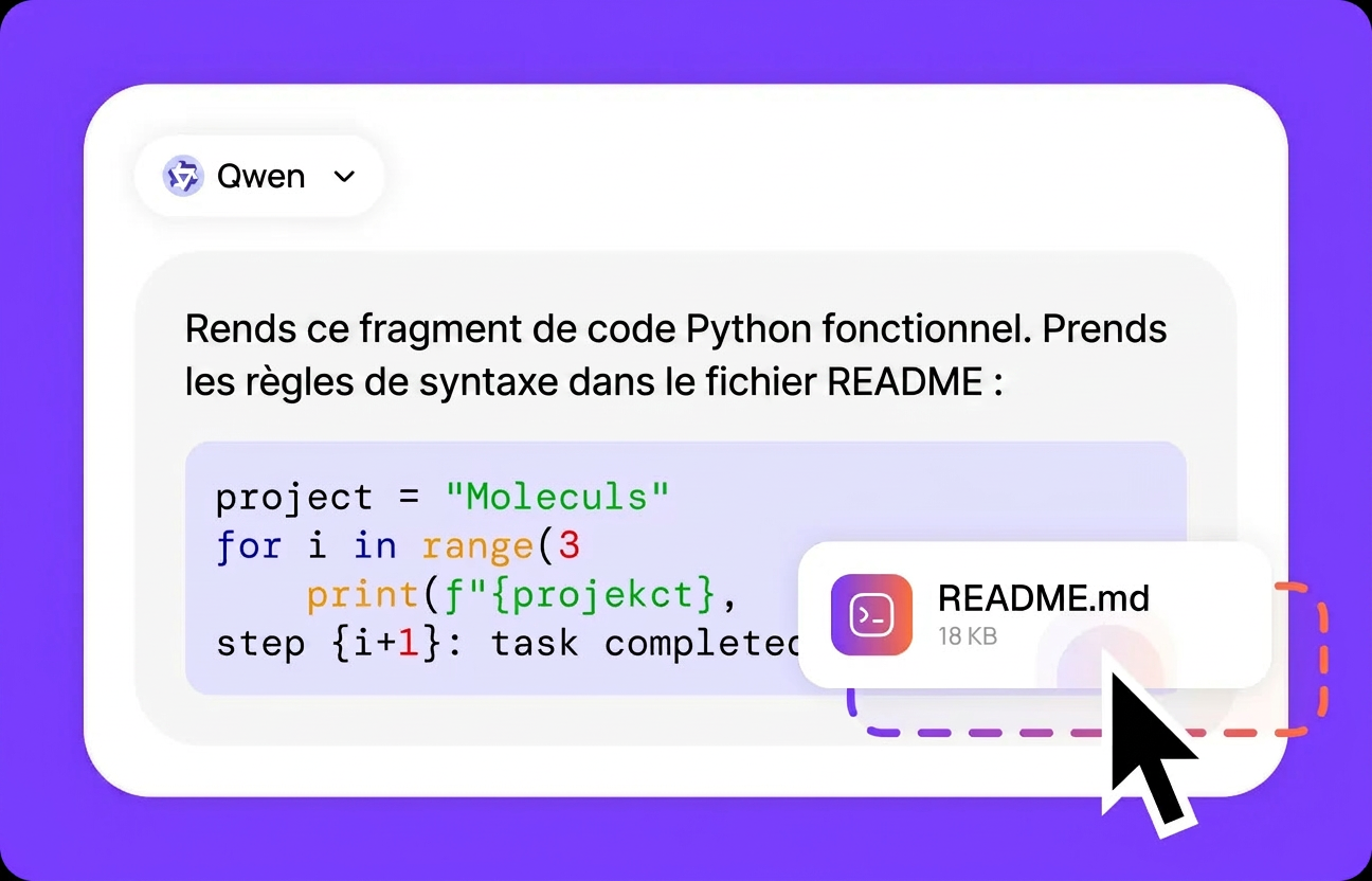 Fournissez le contexte du fichier