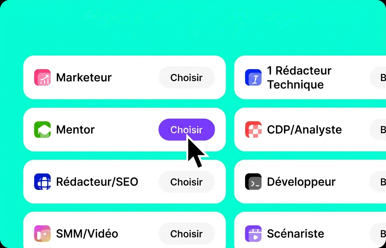 Choisir un modèle