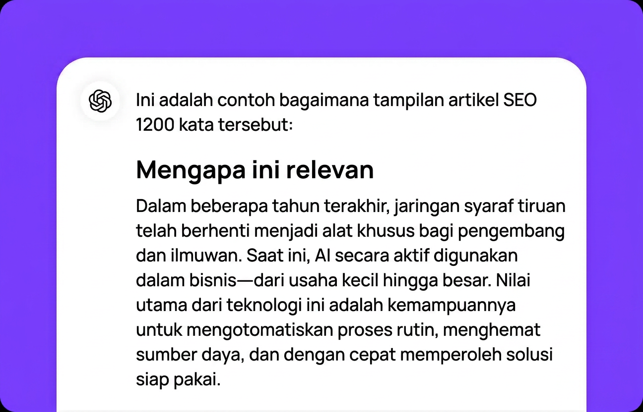 Lakukan penyesuaian