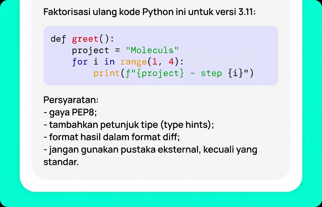 Tetapkan batasan untuk Qwen Chat