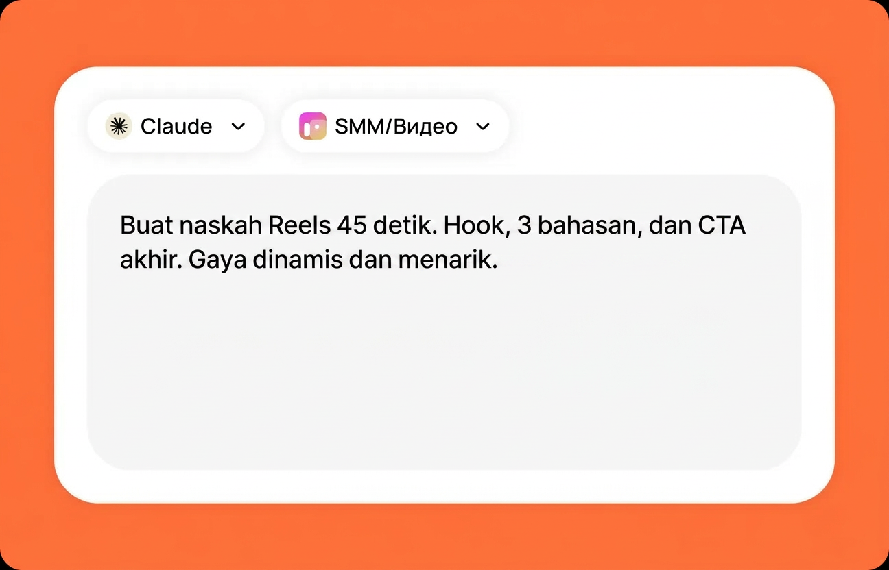 Deskripsikan tugas Anda untuk Claude