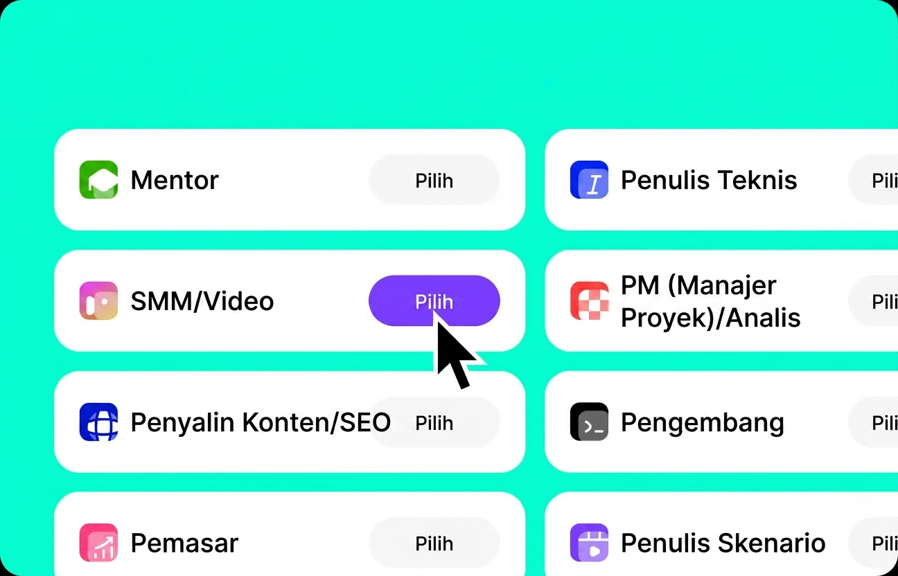 Pilih preset Claude AI