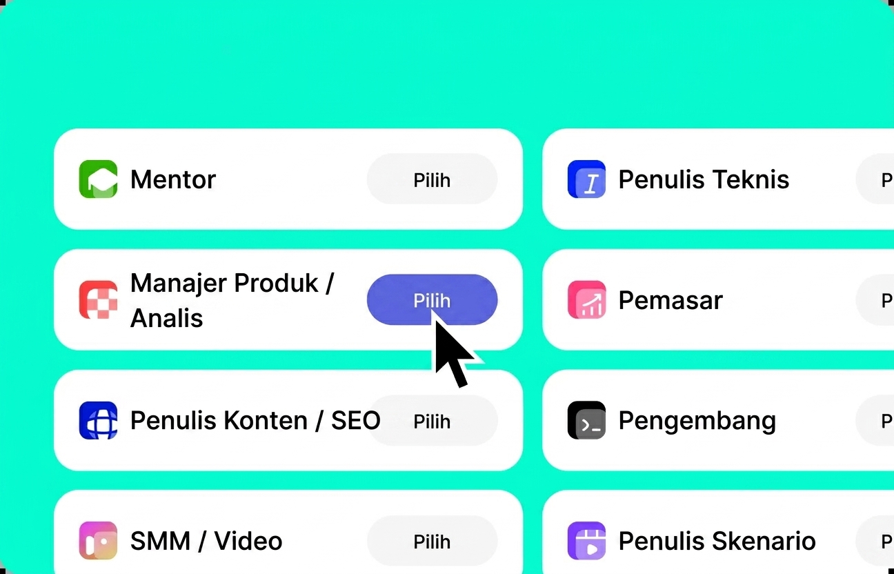 Pilih preset untuk Kimi AI