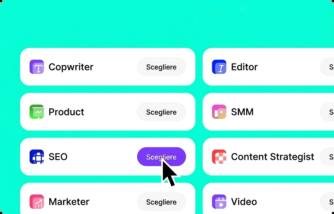 Scegli un ruolo o un modello per il tuo compito