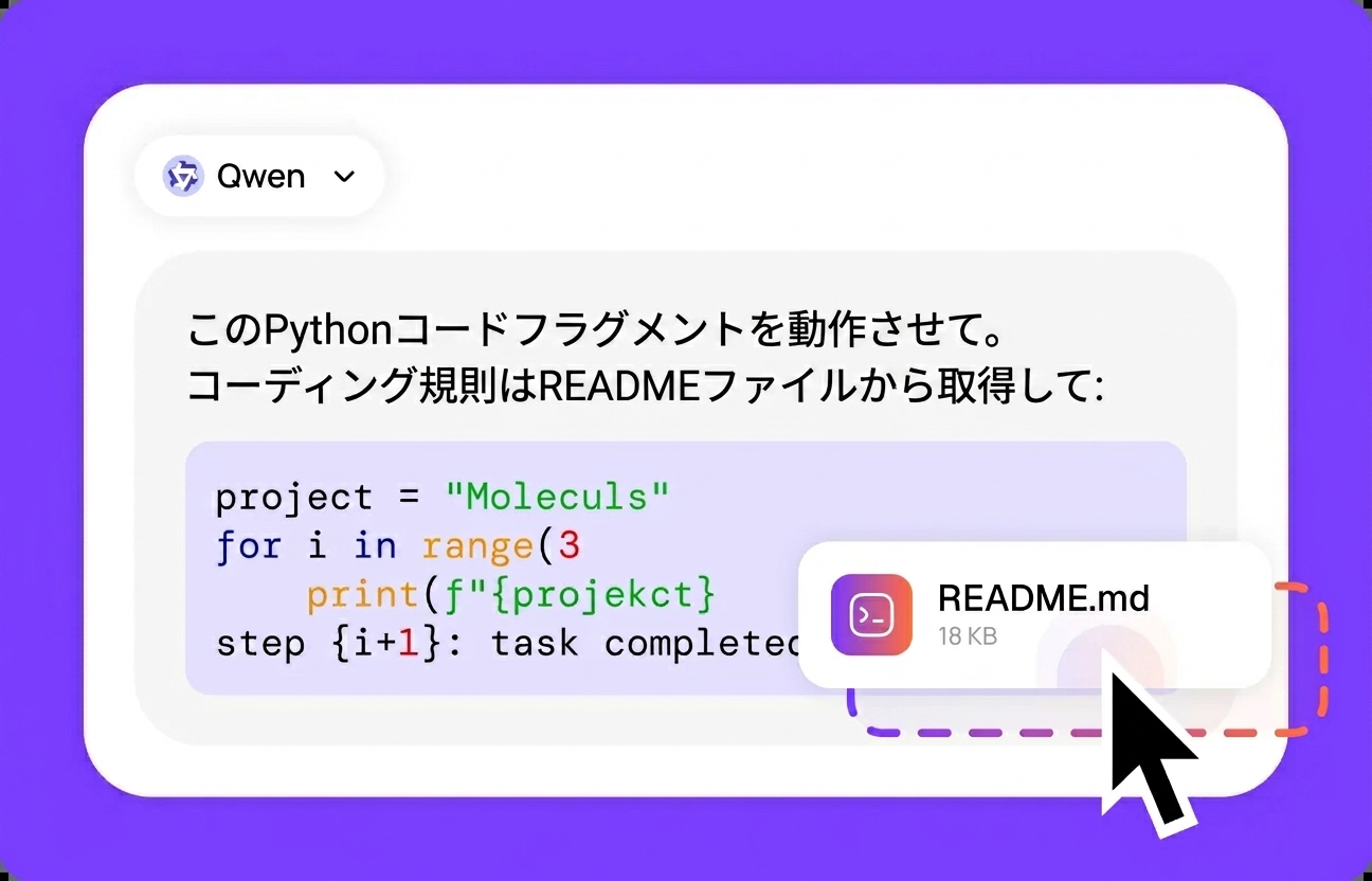 ファイルのコンテキストを提供する