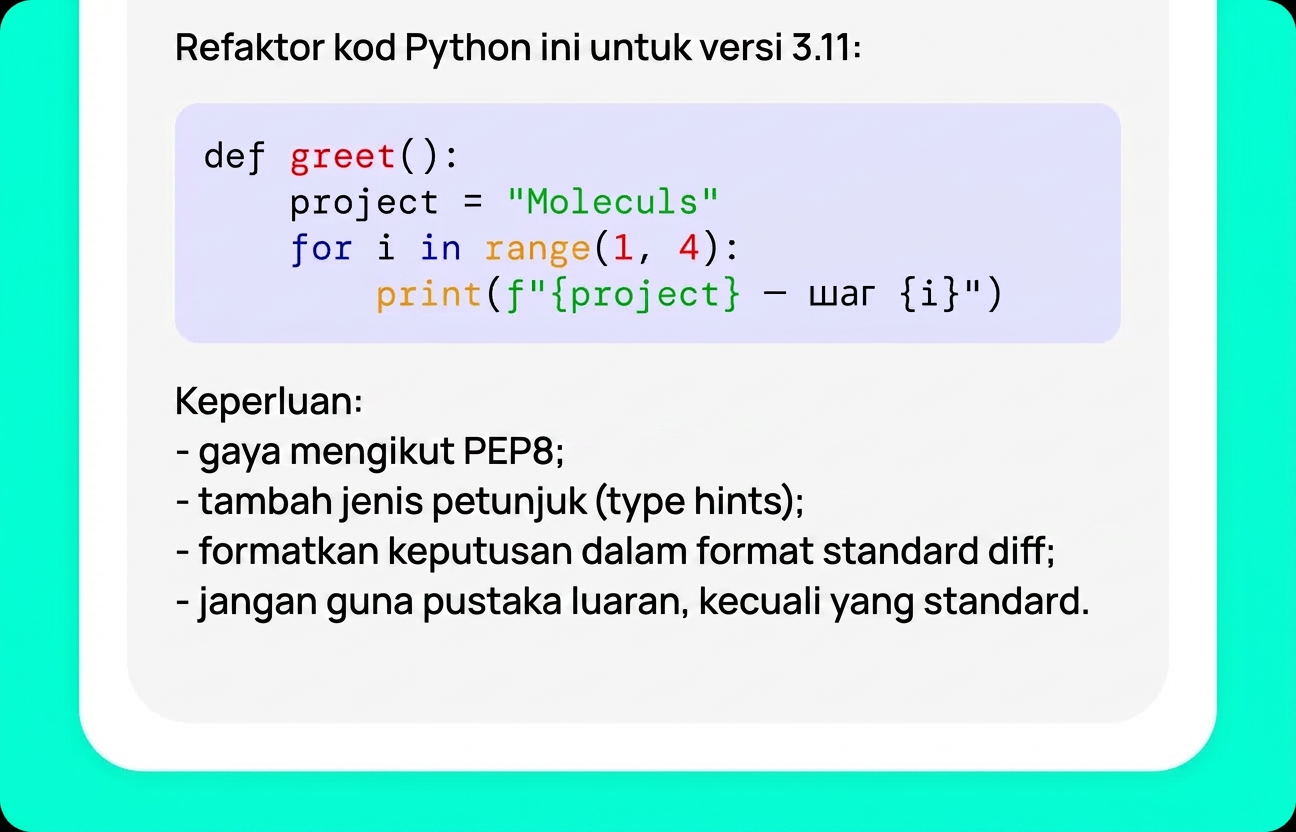 Tetapkan kekangan untuk Qwen Chat