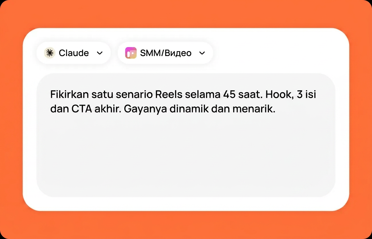 Huraikan tugasan anda kepada Claude