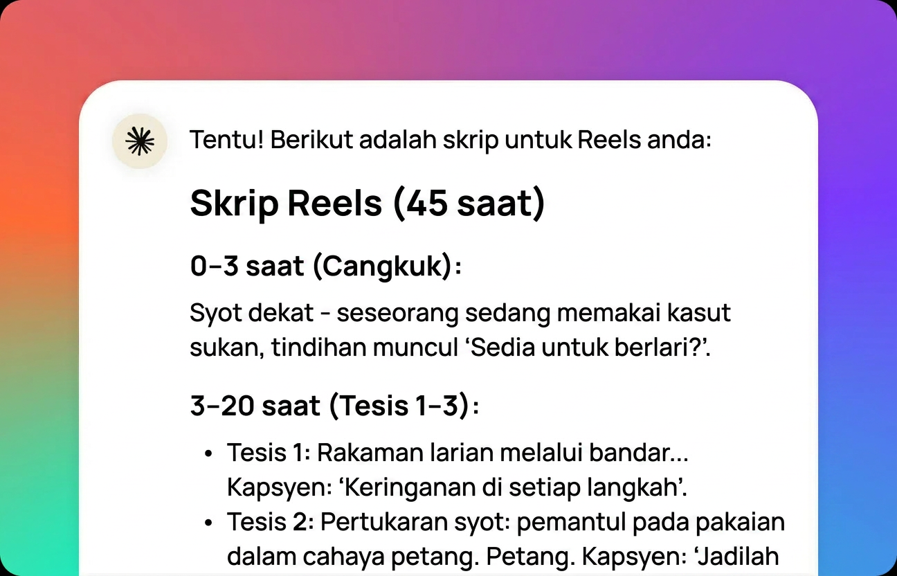 Dapatkan hasil anda dan perhalusinya