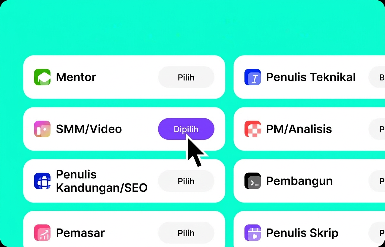 Pilih pratetap Claude AI