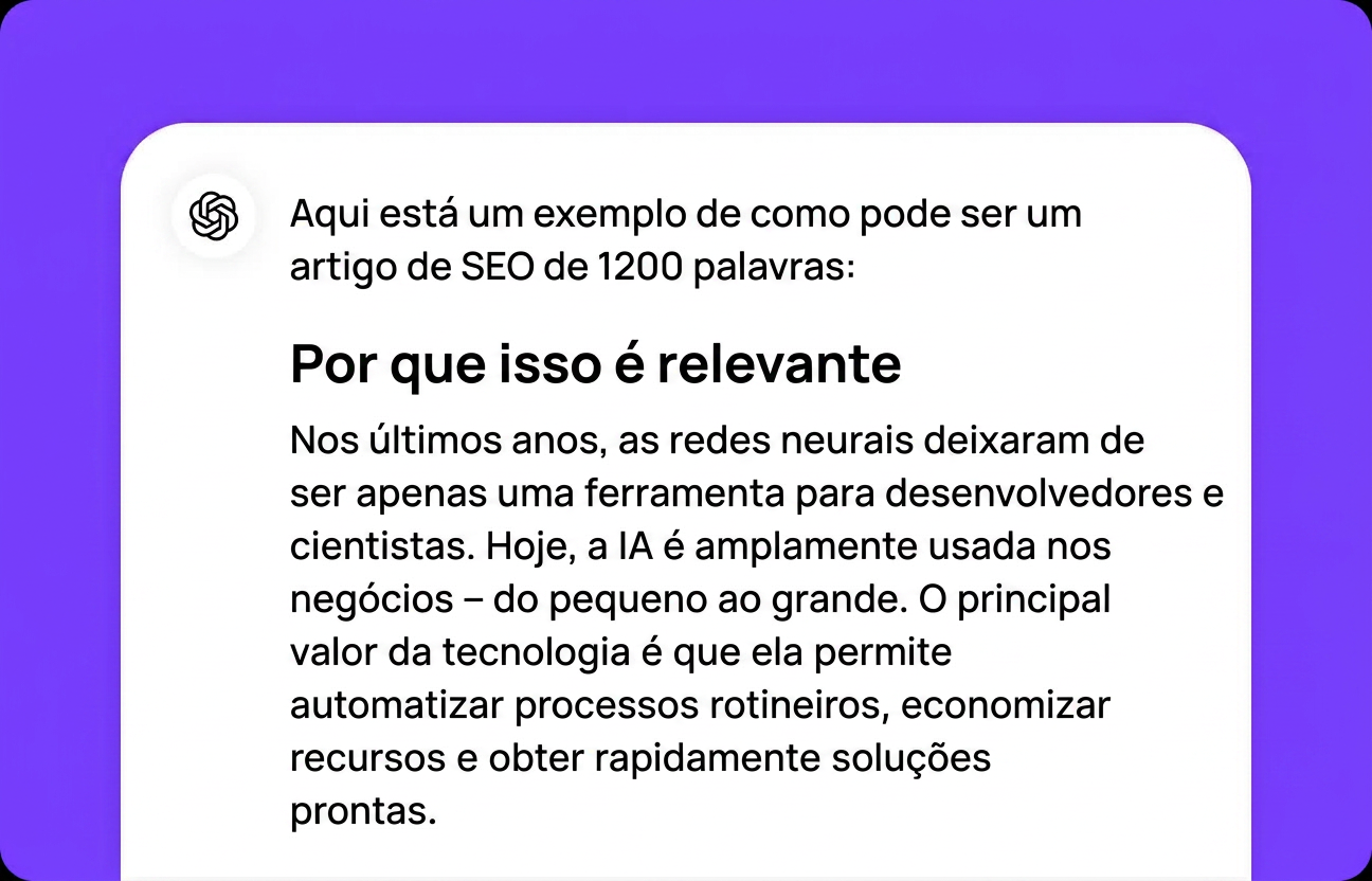 Obtenha seus resultados do Gemini