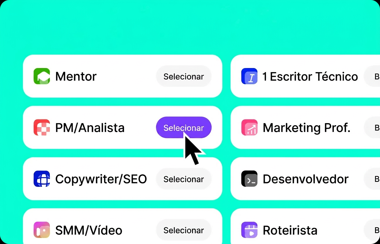 Escolha um preset para o Kimi AI