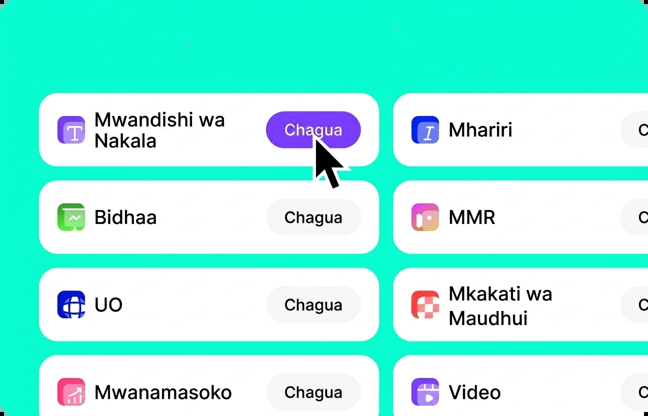 Chagua kazi yako na Gemini