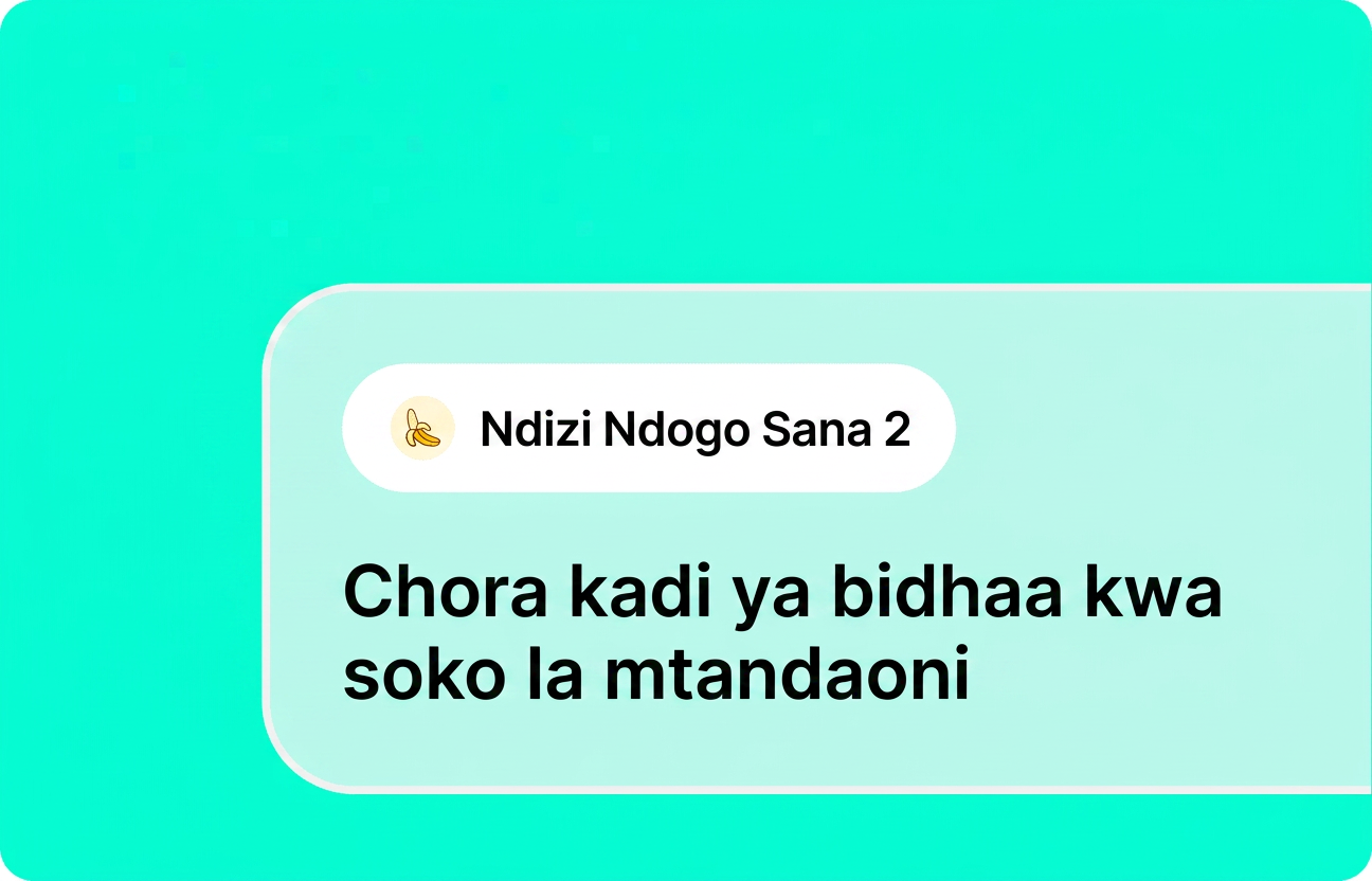 Chagua kazi yako
