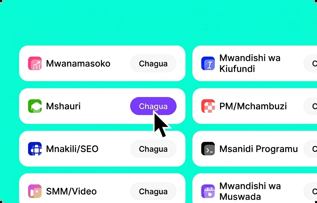 Chagua kiolezo