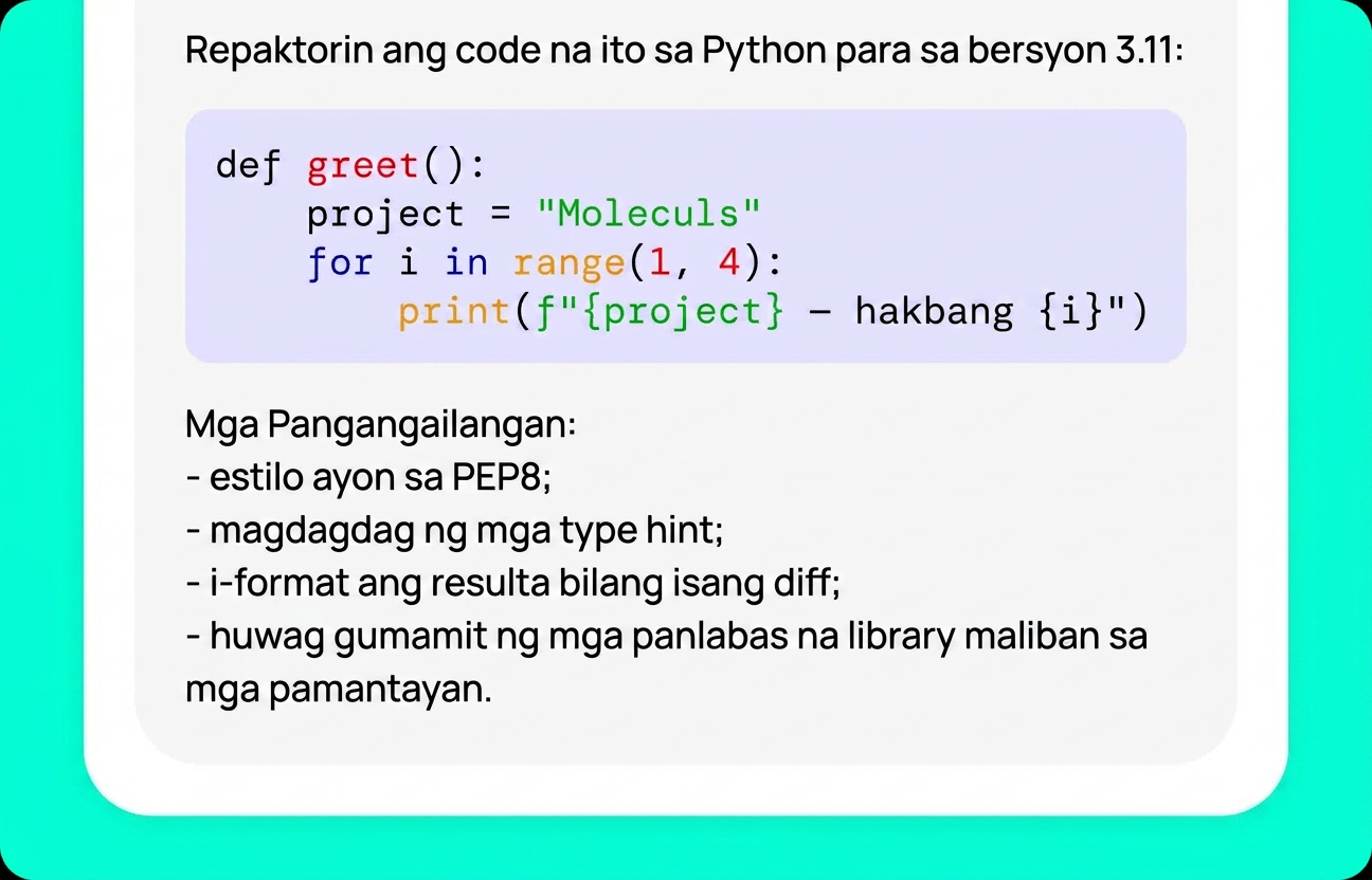 Magtakda ng mga limitasyon para sa Qwen Chat