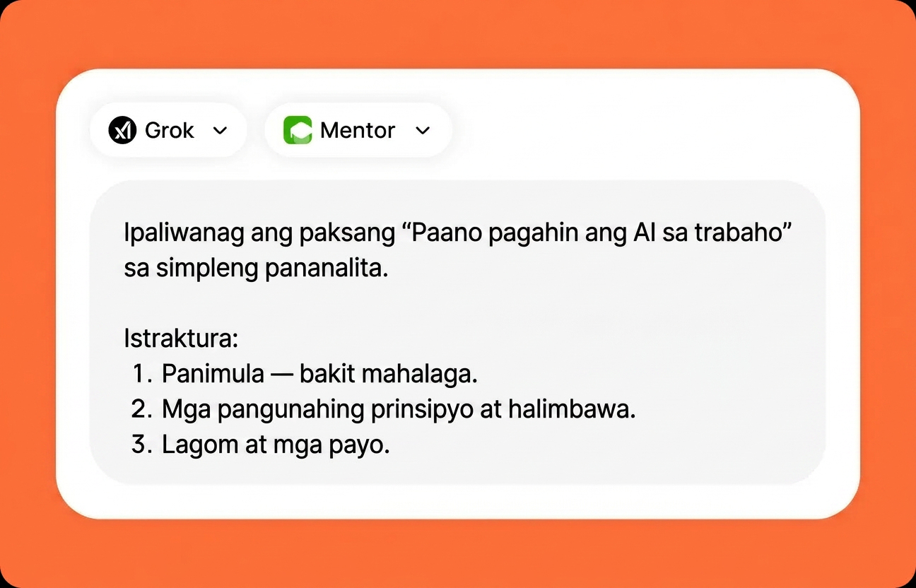 Ilarawan ang iyong gawain