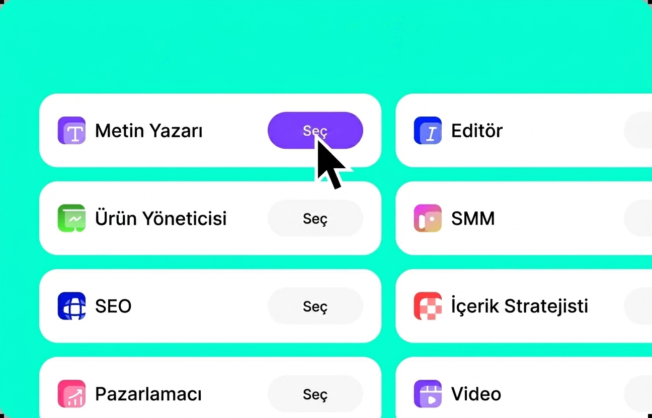Gemini ile görevinizi seçin