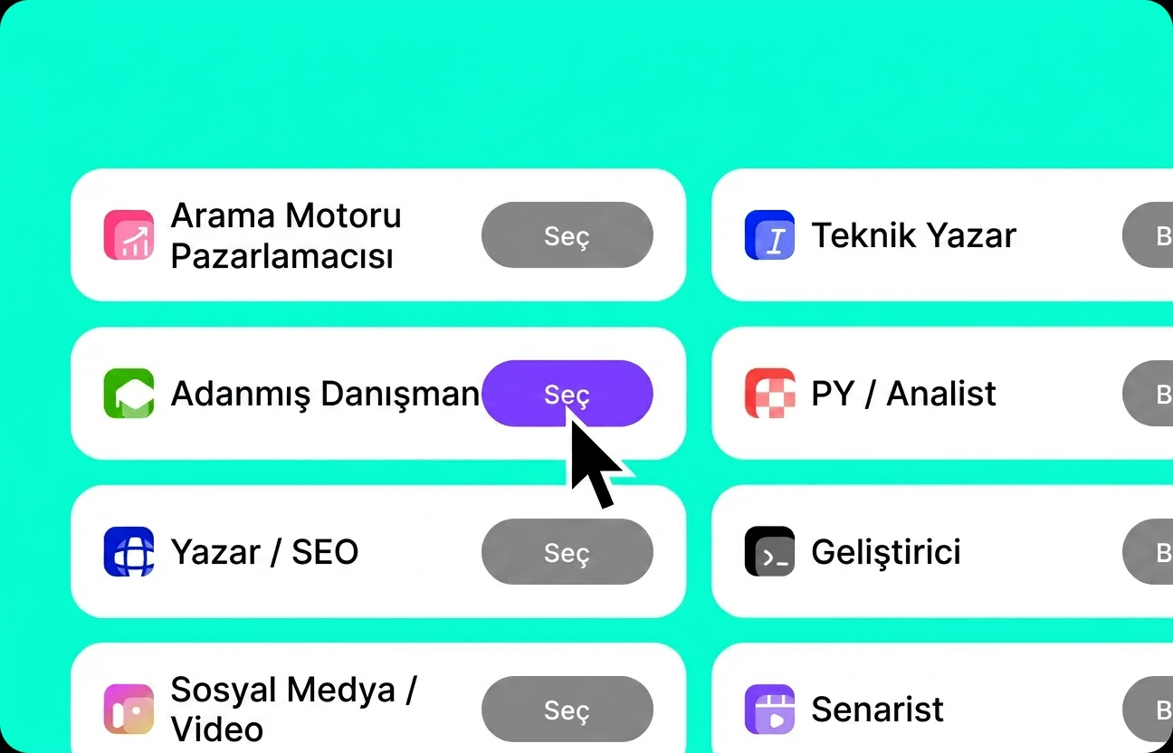 Şablon seçin