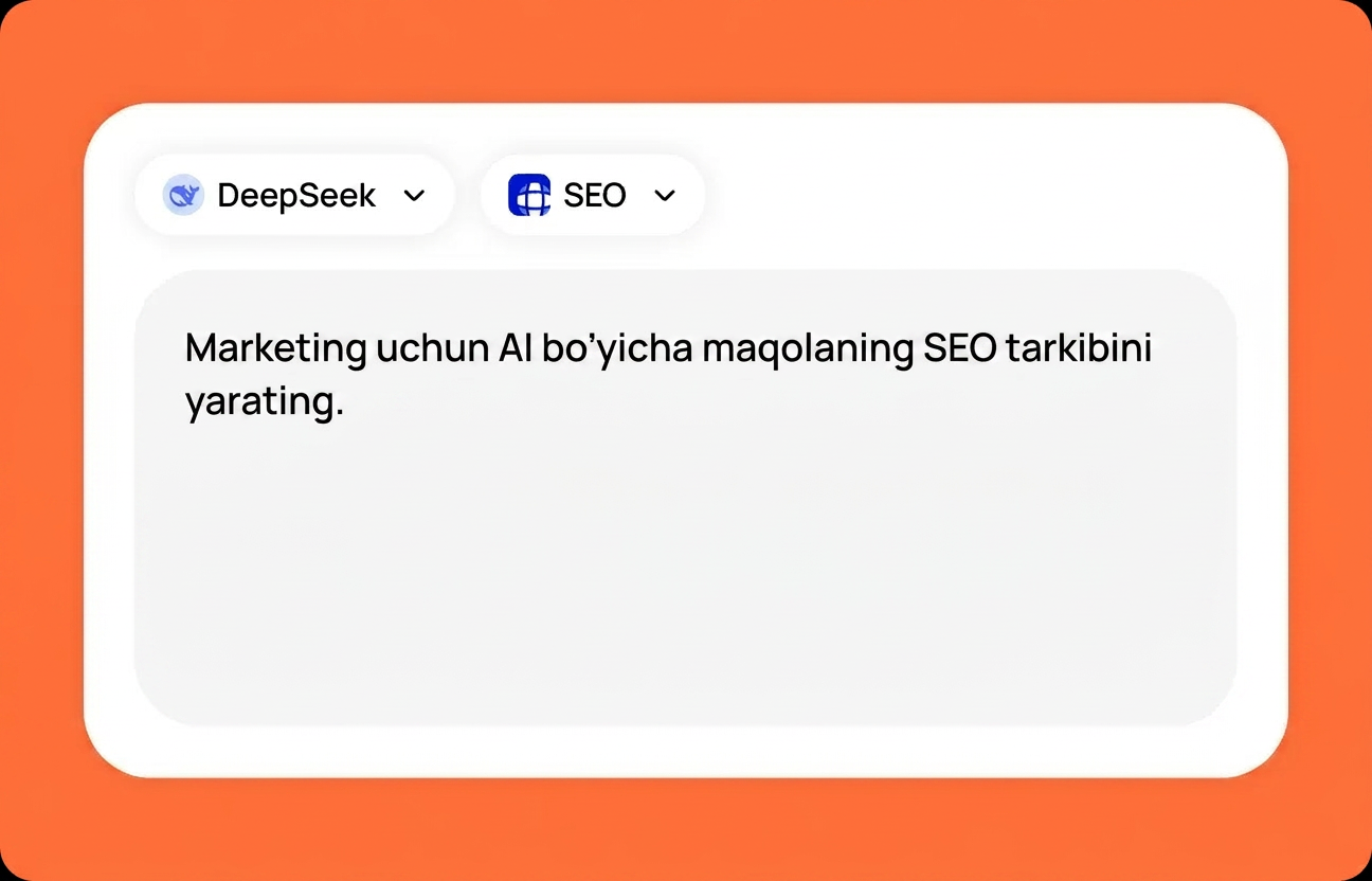 So'rovingizni bir-ikki gapda tasvirlang