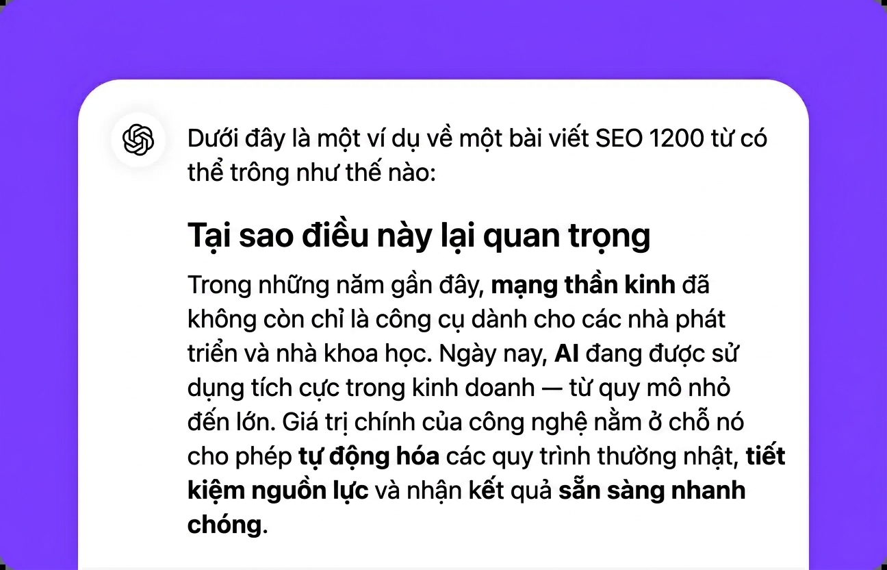 Nhận kết quả từ Gemini