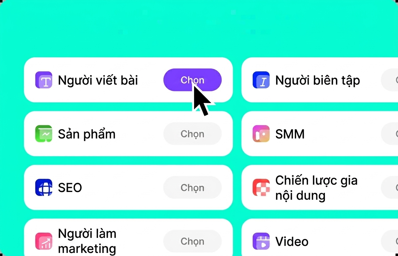 Chọn nhiệm vụ với Gemini