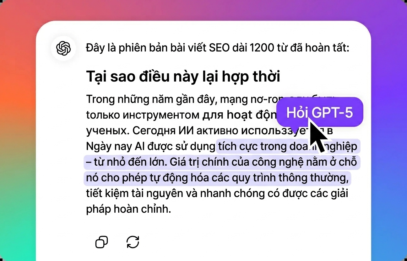 Điều chỉnh kết quả