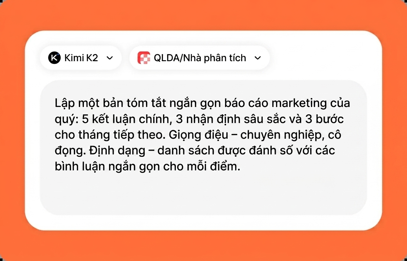 Mô tả nhiệm vụ của bạn cho Kimi K2